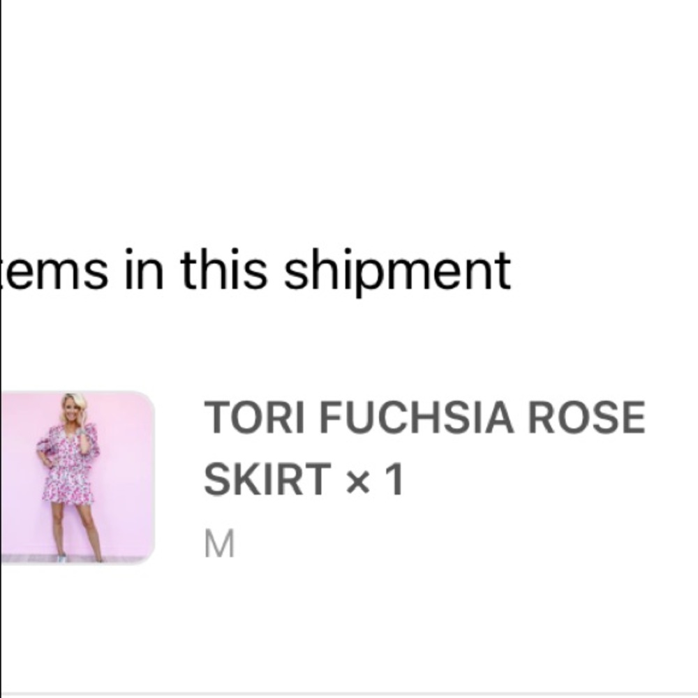 Fuschia skirt